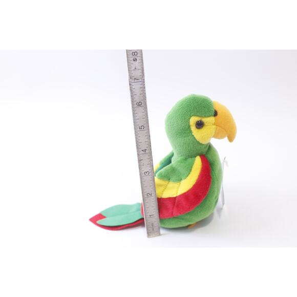 Beanie Boppers, Parrot, Small Plush, 24K, Vintage, Stuffed Animal ~ 250122-WH 86 - Picture 3 of 3